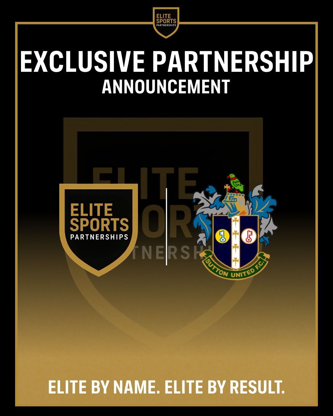 Sutton United Football Club announce an exclusive partnership